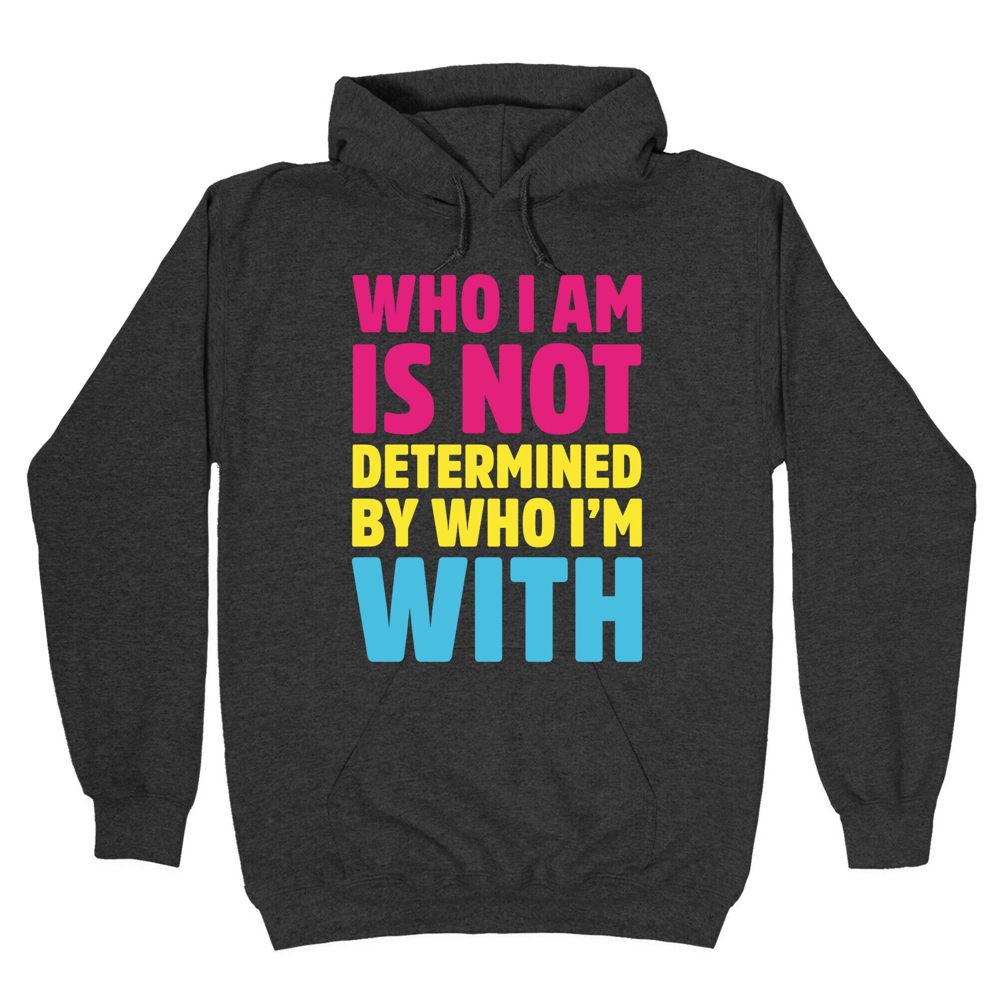 Who I Am Is Not Determined By Who I'm With (Pansexual) Hoodie